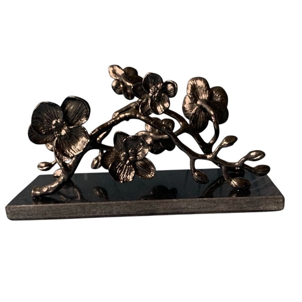 MICHAEL ARAM Black Orchid NAPKIN HOLDER